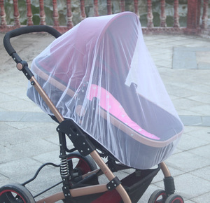 <span class=keywords><strong>Mosquitera</strong></span> portátil para cochecito de bebé, cubierta completa y media de nailon, Color blanco, azul y rosa - Product Image 5