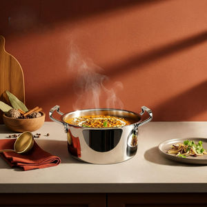 Olla para Sopa Lennon de Diseño Moderno de Alta Gama, de Acero Inoxidable Antiadherente, Gran Capacidad, Apta para Lavavajillas, Regalo para Cocina - Product Image 3