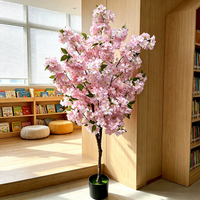 Nouvelles décorations et fournitures de mariage, arbre à fleurs de cerisier artificiel, fleurs artificielles, décoration extérieure et intérieure, jardin, hôtel, bar, bureau, maison