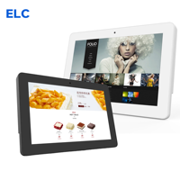 10.1 İnç Duvara Monte Dijital Poster Ticari Tabela Reklam CMS Yazılımı LCD Tablet Android 11