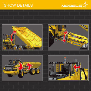 Moule King 17010S 1930PCS Ingénierie Série RC Camion à benne basculante électrique Modèle de bloc de construction Jouet éducatif technique Cadeau de festival - Product Image 4