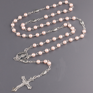 6mm perle di vetro <span class=keywords><strong>con</strong></span> <span class=keywords><strong>coccinella</strong></span> Catholic Rosary <span class=keywords><strong>collana</strong></span> - Product Image 3