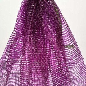 Sacs en filet 42x60 cm, en plastique, pour oignons, couleurs rouge, vert, jaune, sacs en filet tubulaire PP personnalisés pour légumes. - Product Image 3