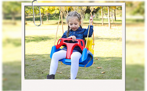 Ensemble de balançoires 3 en 1 pour enfants Style seau d'arrière-cour <span class=keywords><strong>Siège</strong></span> de balançoire détachable pour bébé pour aire de jeux d'arrière-cour - Product Image 5