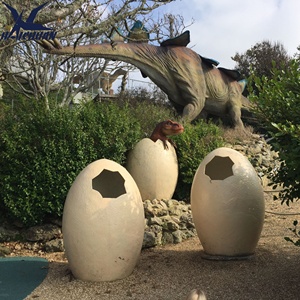 Huevos de Dinosaurio Realistas de Fibra de Vidrio, Accesorio Fotográfico para Parques Temáticos, Exhibiciones de Dinosaurios al Aire Libre, Cabinas de <span class=keywords><strong>Fotos</strong></span> en Parques Infantiles - Product Image 1