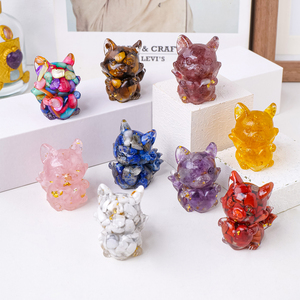 หินคริสตัลธรรมชาติสำหรับตกแต่งรูปหัวใจ<span class=keywords><strong>รัก</strong></span>และจิ้งจอก<span class=keywords><strong>เก้า</strong></span><span class=keywords><strong>หาง</strong></span> ขายส่ง - Product Image 1