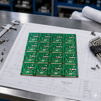 Feinuo – Carte de circuit imprimé (PCB) en cuivre simple face personnalisée 94HB 1,0 mm 25 µm avec finition de surface OSP pour alarmes, jouets électroniques et télécommandes