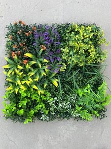 Jardín <span class=keywords><strong>vertical</strong></span> decoración de pared verde panel de fondo verde césped artificial pared a prueba de UV pared verde - Product Image 4