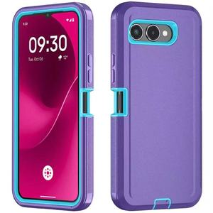 Funda Protectora Resistente para Teléfono T <span class=keywords><strong>Mobile</strong></span> Revvl 8 7 6 Pro 5G, Carcasa Trasera con Clip para Cinturón, Protector de Parachoques Trasero de TPU Suave - Product Image 4