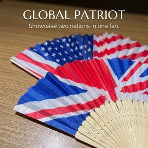 Abanico Plegable de Bambú con Diseño de Bandera Nacional Personalizada, Abanico de Mano con Forma de Libélula, Arte Folclórico, Regalo Empresarial, Venta al Por Mayor - Product Image 2