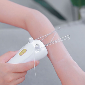 Depiladora Eléctrica de <span class=keywords><strong>Hilo</strong></span> de Algodón, Máquina Portátil para Depilación Facial y Corporal, Depiladora de <span class=keywords><strong>Hilo</strong></span> para Mujeres, Depilación de Manos, Piernas y Axilas - Product Image 1
