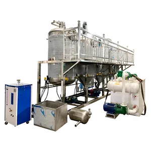Vegetable cooking oil refining machine commercial oil refinery equipment production line on sale