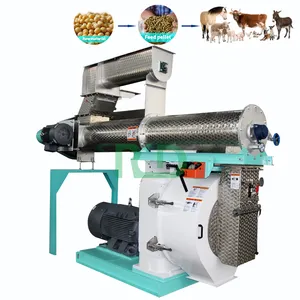 Rongda 1-5ton/h mangime per pesci Pellet macchina per l'alimentazione degli animali di pollo