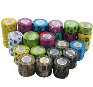 Venda cohesiva autoadhesiva de 5 cm con patrón impreso de camuflaje para deportes, agarre de fútbol, calcetines, muñecas, rodillas y tobillos - Product Image 6