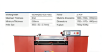Máquina de cementación de calzado de alta resistencia y gran capacidad FS para cinturones y bolsos, 380V 3.2KW, 730kg de peso, para el corte de cuero.