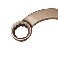 Clé à anneau à rayons en bronze d'aluminium non scintillante de qualité industrielle, 14 mm, certifiée OEM par Oak Brand, garantie 2 ans