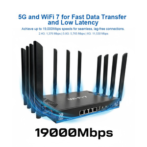 Routeur Wi-Fi <span class=keywords><strong>7</strong></span> sans fil fiable avec connectivité 5G, double emplacement pour carte SIM, Wi-Fi 6 GHz, 5,8 GHz, <span class=keywords><strong>2</strong></span>,4 GHz, OpenWRT, routeur cellulaire 4G LTE - Product Image 4
