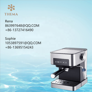 Thema nhà máy thiết kế hiện đại thép không gỉ cảm biến cảm ứng điều khiển 1.6L 15-20bar ý bơm Cappuccino Espresso Máy pha cà phê - Product Image 2