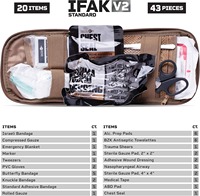 Kit de Primeros Auxilios Táctico Personalizado, Bolsa Médica MOLLE, Equipo de Supervivencia de Emergencia para Exteriores, Proveedor OEM