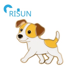 Alfileres de solapa de esmalte duro para cachorros al por mayor, insignias para amantes de los perros, broche de alfiler de peltre, insignia de alfiler de esmalte de perro <span class=keywords><strong>Jack</strong></span> <span class=keywords><strong>Russell</strong></span> Terrier personalizada - Product Image 6