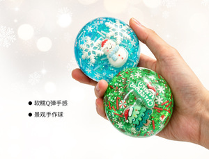 Nuevos Modelos al por Mayor: Bolas de Navidad Hechas a Mano, Copos de Nieve, Juguetes de Amasar de Rebote Lento, Regalos de Calabaza de Halloween - Product Image 3
