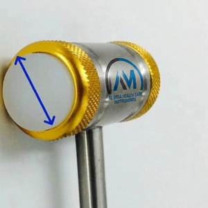 AL MIDA HEALTH CARE INSTRUMENTS Mallet orthopédique en acier inoxydable, outil chirurgical manuel réutilisable, certifié CE Classe II - Product Image 4