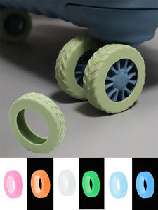 Accessoire <span class=keywords><strong>de</strong></span> <span class=keywords><strong>protection</strong></span> pour housses <span class=keywords><strong>de</strong></span> bagages en silicone <span class=keywords><strong>de</strong></span> qualité supérieure avec caractéristiques <span class=keywords><strong>de</strong></span> voyage pratiques pour les roues <span class=keywords><strong>de</strong></span> la <span class=keywords><strong>valise</strong></span> - Product Image 2
