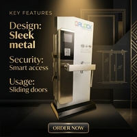 Serrure de porte coulissante d'hôtel en alliage de zinc avec carte RF et code QR, déverrouillable par code QR et application mobile, système de serrure intelligente