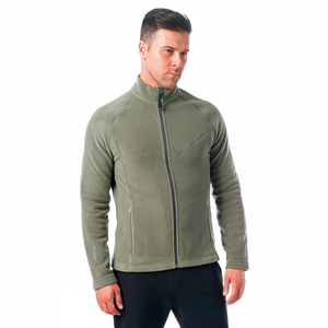 TIVO pile Polartec uomo leggero antivento impermeabile Outdoor abbigliamento Casual cappuccio con chiusura a cerniera per la stagione autunnale - Product Image 2