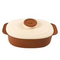 Panier vapeur en silicone sans BPA avec poignée, antiadhésif, pour micro-ondes, pour cuisson vapeur des aliments, légumes, œufs, raviolis, passoires et égouttoirs