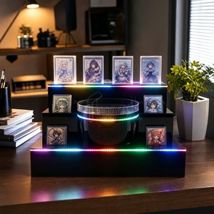 Exhibidor Giratorio <span class=keywords><strong>de</strong></span> Tarjetas Coleccionables con Iluminación LED, Acrílico, Multi-Estilo, Personalizado, Venta al Por Mayor <span class=keywords><strong>de</strong></span> Fábrica TINYA - Product Image 2