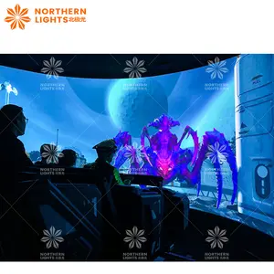 Luci del nord Ultra-sensibile proiezione del movimento visivo dinamico realtà virtuale 3D schermo Cinema