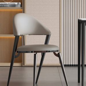 เก้าอี้รับประทานอาหารหนังสไตล์นอร์ดิกสำหรับร้านอาหารโรงแรมหรูหราทันสมัย sillas de comedor เฟอร์นิเจอร์ร้านอาหาร - Product Image 2