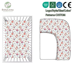 Babylovey Silky Soft Cooling Bamboo Crib <strong>Sheet</strong> Breathable Fitted <strong>Cot</strong> <strong>Sheet</strong> for Baby and Toddler - Product Image 3