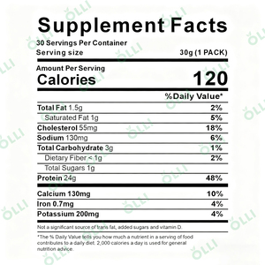 OLLI Özel Etiket Özelleştirme Kolay Paketlenmiş Doğal Whey <span class=keywords><strong>Protein</strong></span> İzolat Tozu Yetişkinler İçin Kilo Aldırıcı Kas Geliştirici - Product Image 6
