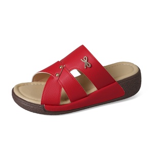 Sandales à talon compensé confortables et souples pour femme, grande taille, style romain, à bout ouvert, nouvelle collection été 2026, pour l'export. - Product Image 6