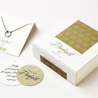Boîtes cadeaux personnalisées en gros avec logo imprimé, boîtes à bijoux exquises, boîtes d'emballage magnétiques recyclables et tendance pour collier, bague