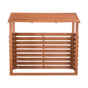 Wooden Firewood Logs Holder for Indoor Heating Fireplace,Firewood Rack Stand, Outdoor Wood Burning Fire Pits Wooden Woodshed