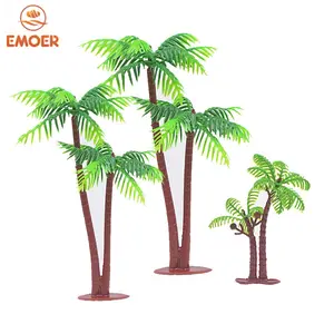 Dekorasi kue pohon kelapa puncak hutan tropis 3D pohon kelapa kue