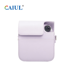 Étui pour appareil photo <span class=keywords><strong>instax</strong></span> <span class=keywords><strong>mini</strong></span> 12 à motif tissé dégradé pour appareil photo instantané fujiflim paquet de coque en cuir PU - Product Image 3