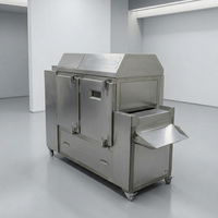 Industriële oven van roestvrij staal voor het roosteren van noten, 18-20 kg/uur, geschikt voor de verwerking van andere noten