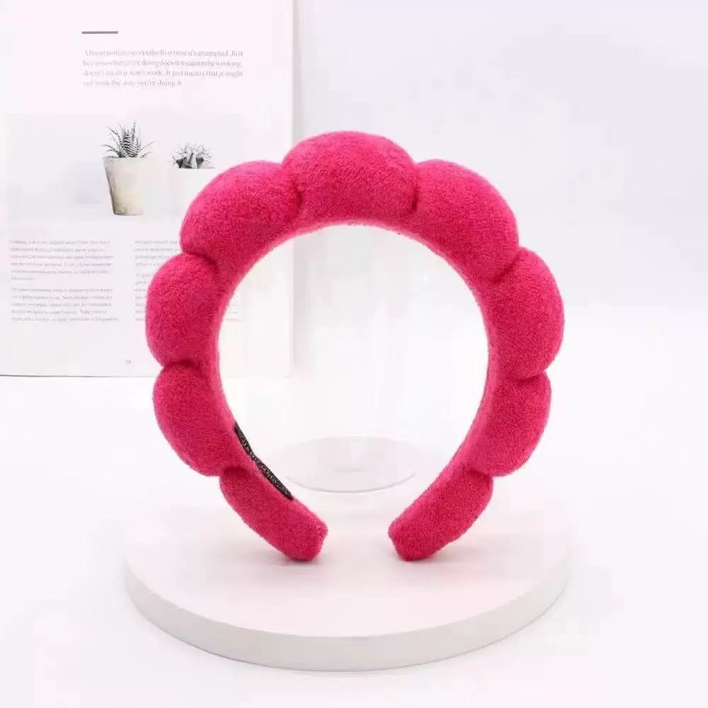 Bandeau nuage rouge vif