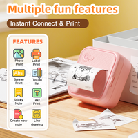 Imprimante Thermique Portable Mini de Poche HD, Nouveau Style Personnalisé, Cadeaux pour Enfants
