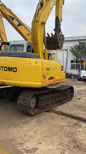 Excavadora Usada SH120 de China, Amarilla, Montada sobre Orugas, Equipo de Construcción Pesada, Motor Cummins, Bomba de 12 Toneladas, Caja de Cambios - Product Image 5