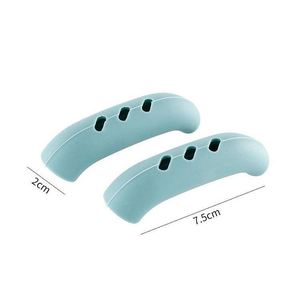 Universal Sustainable Silicone Pot Handle Covers Heat Resistant Non-Slip Grip Sleeves for <b>Cast</b> Iron Frying <b>Pans</b> Pots Anti-Scald - Product Image 2