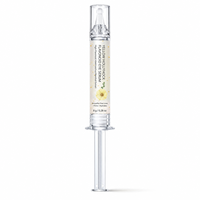 Sérum pour les yeux aux flavonoïdes de rose musquée jaune, marque privée, hydratant, raffermissant, soin des ridules, applicateur seringue 8g, vente en gros
