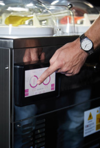 Thương mại 4 Xi Lanh cứng Máy làm kem sữa chua đông lạnh nóng bán tầng thường vụ mô hình phía trước displayable Gelato máy Pro V4 - Product Image 6