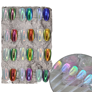 SH Chrome Effect Rainbow Mirror Powder Pigment Neon Cosmetic Aurora con <span class=keywords><strong>efecto</strong></span> cromado para productos de belleza - Product Image 2