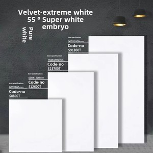 Azulejos <span class=keywords><strong>de</strong></span> Cerámica <span class=keywords><strong>de</strong></span> Terciopelo Blanco Súper Brillante <span class=keywords><strong>de</strong></span> Fábrica Directa <span class=keywords><strong>de</strong></span> Foshan 600X1200 - Azulejos <span class=keywords><strong>de</strong></span> Piso Color Crema Ideales para Cocina y Baño - Product Image 4