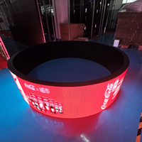 Module LED RGX Haute Flexibilité P1.86mm Affichage Sphère Créative Visualisable à 360 ° Installation d'Écran LED Rond pour Exposition Événement